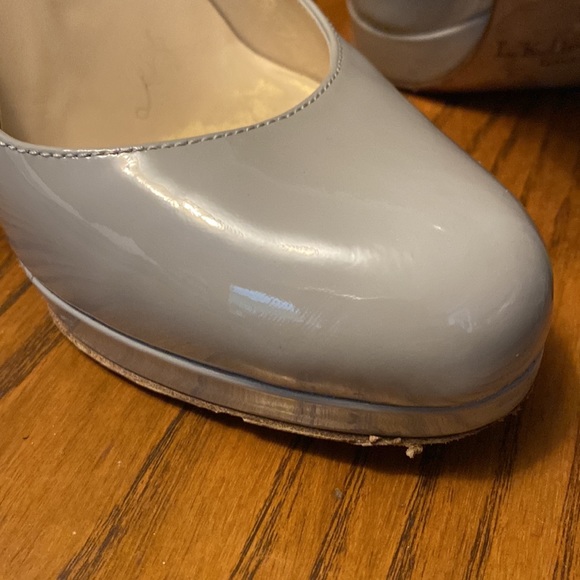 LK Bennett grey Patton leather made in Italy size EUC. Aprx size 6 - Picture 8 of 8